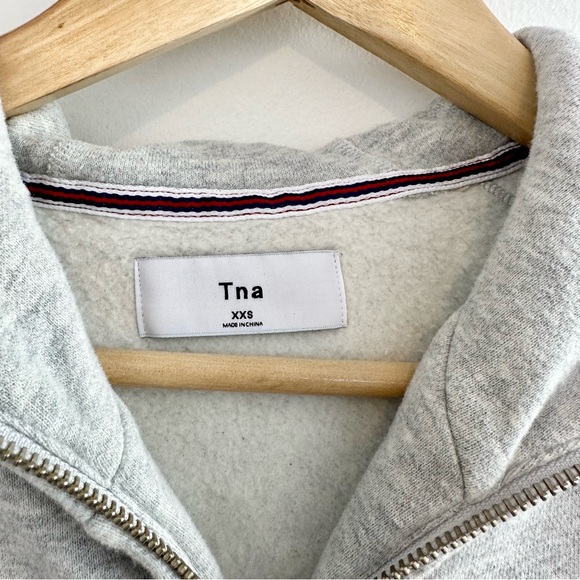 TNA Pacific Hoodie Grey with Pink Logo Design XX-Small - Picture 2 of 5